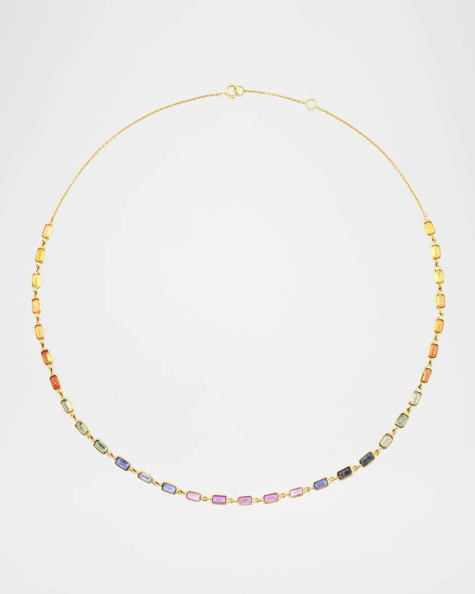 Chakra Rainbow Tennis Necklace